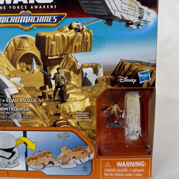 5 for $25| Star Wars The Force Awakens Micro Machines Stormtrooper Play Set - Picture 4 of 6